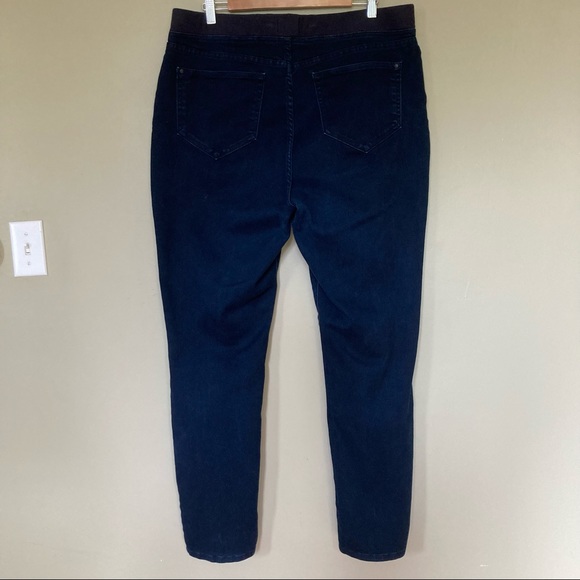 NYDJ Dark Blue Denim Leggings Jeans EUC - Picture 2 of 7